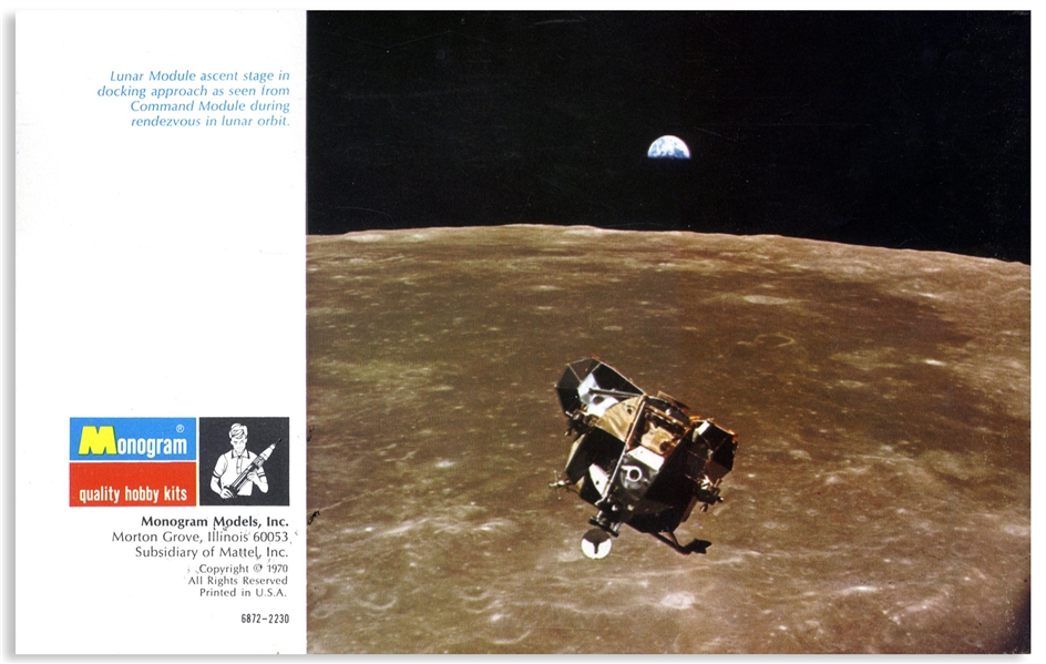Neil Armstrong Signed ''First Lunar Landing'' Booklet -- With Steve Zarelli Space Authentication COA